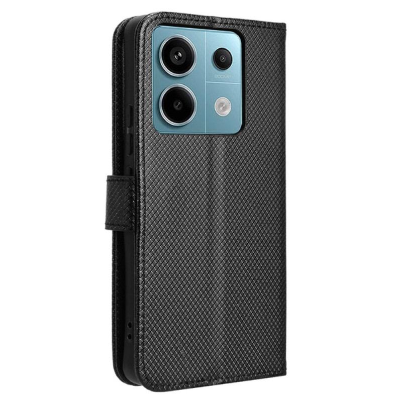 Læder Cover Poco X6 5g Telefon Etui Prikket Rem