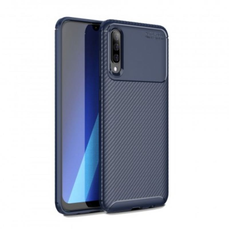 Cover Samsung Galaxy A70 Fleksibel Kulfibertekstur