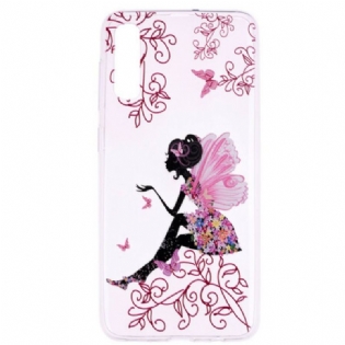 Cover Samsung Galaxy A70 Gennemsigtig Blomsterfe