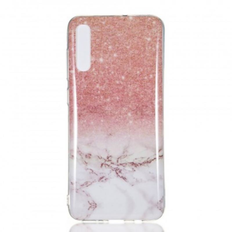 Cover Samsung Galaxy A70 Glitter Marmor