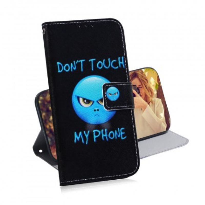 Flip Cover Samsung Galaxy A70 Emoji Telefon