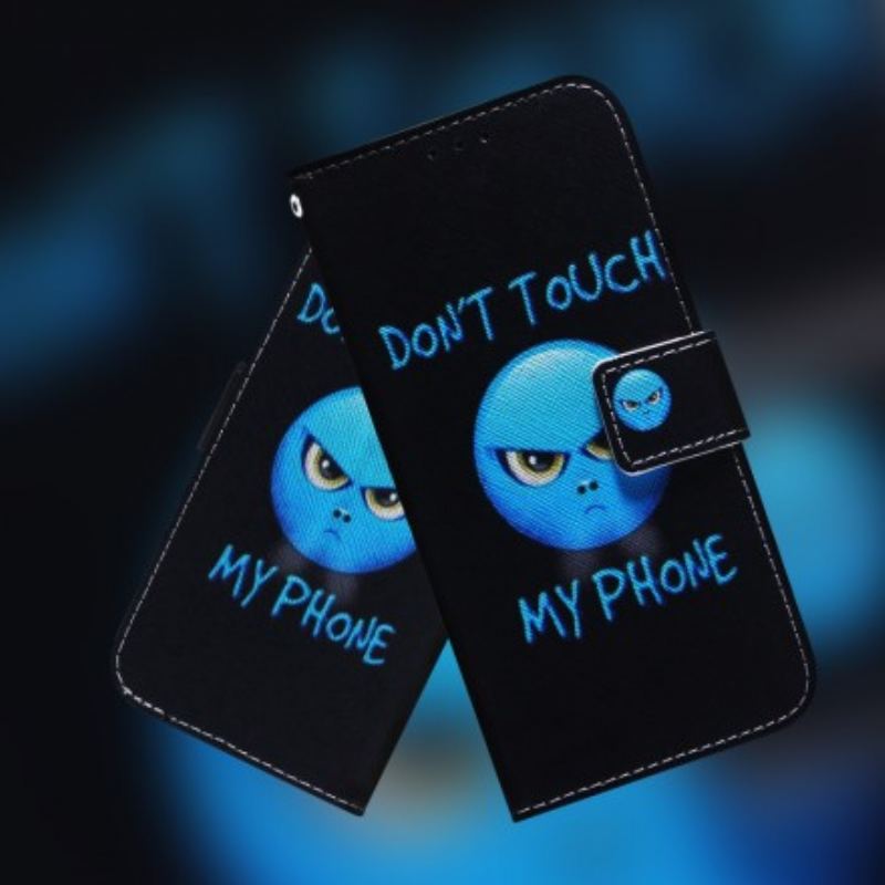 Flip Cover Samsung Galaxy A70 Emoji Telefon