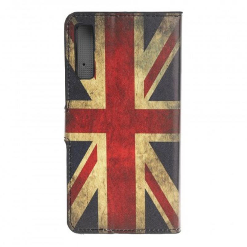 Flip Cover Samsung Galaxy A70 England Flag