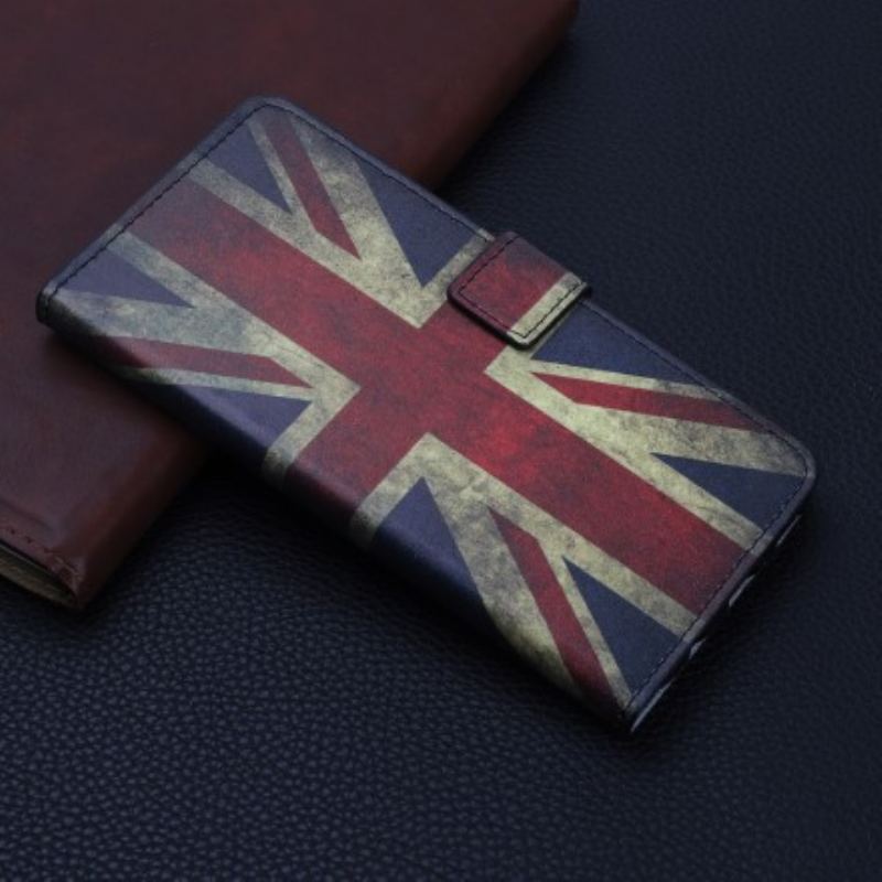 Flip Cover Samsung Galaxy A70 England Flag