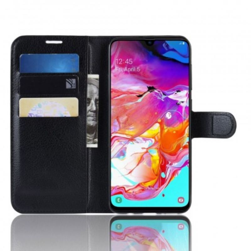 Flip Cover Samsung Galaxy A70 Klassisk