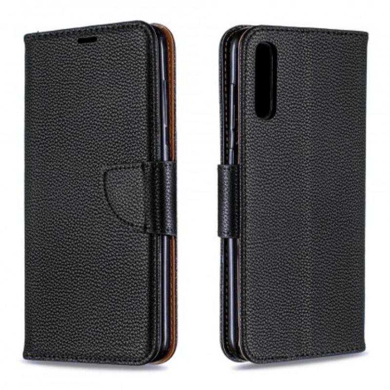 Flip Cover Samsung Galaxy A70 Læder Cover Litchi Rabat Oblique