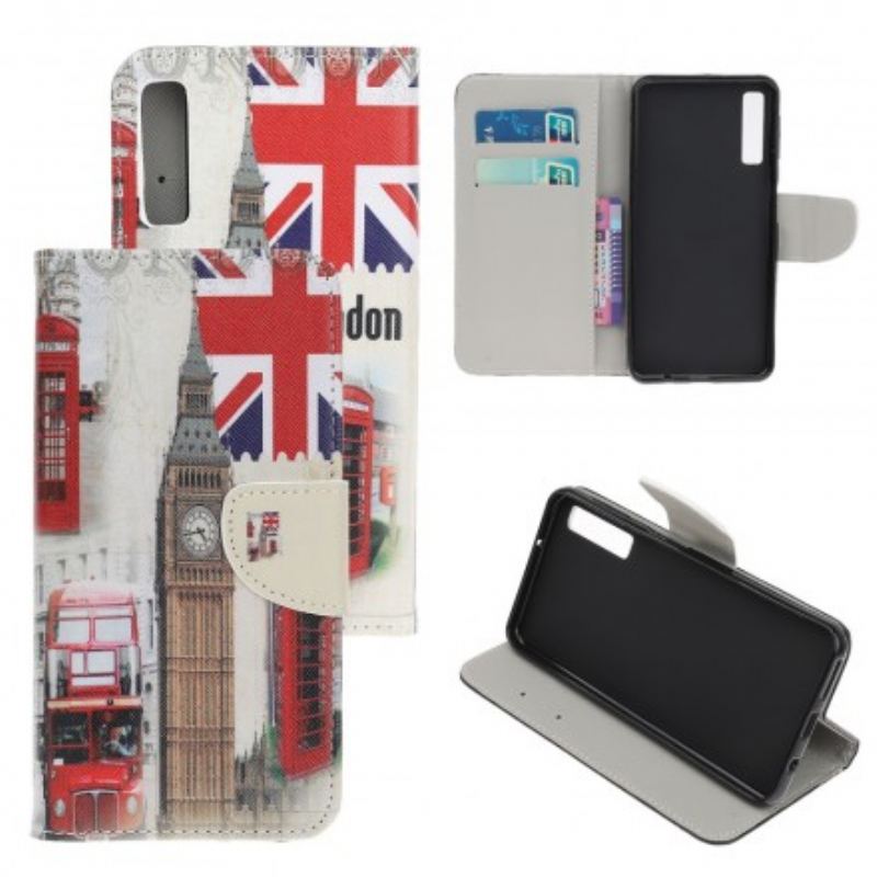 Læder Cover Samsung Galaxy A70 London Liv