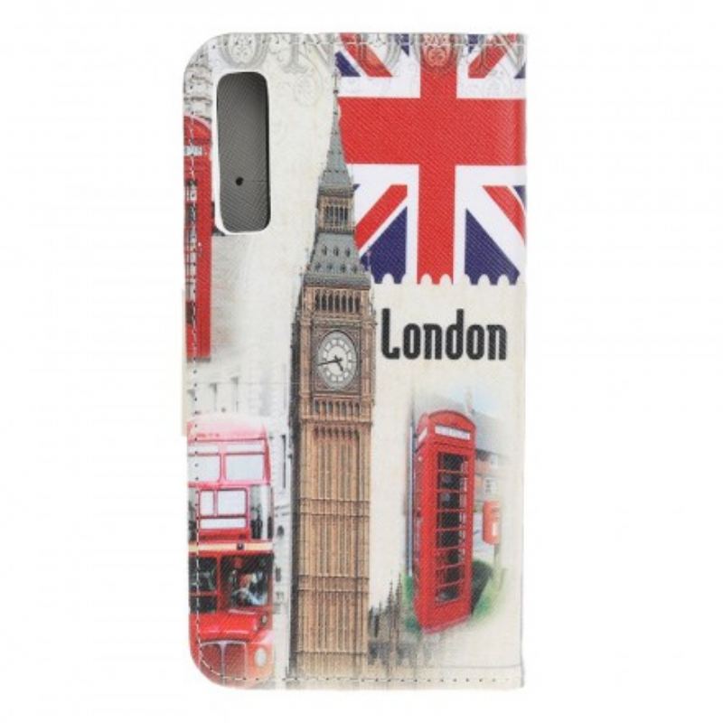 Læder Cover Samsung Galaxy A70 London Liv