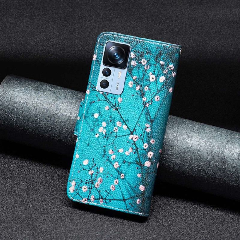 Flip Cover Xiaomi 12T / 12T Pro Blomstrende Træ