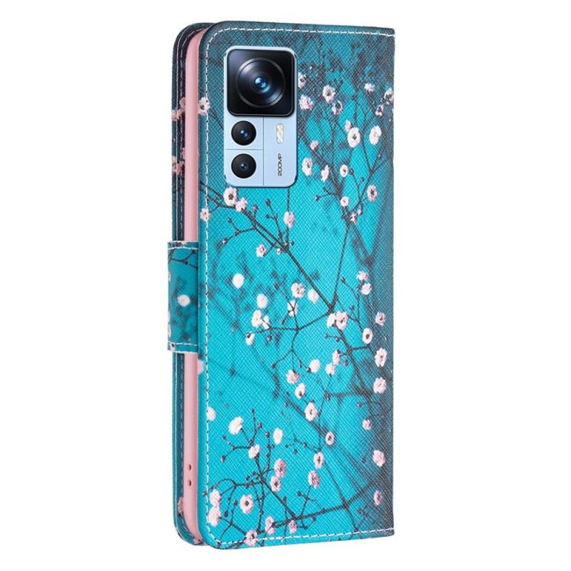 Flip Cover Xiaomi 12T / 12T Pro Blomstrende Træ