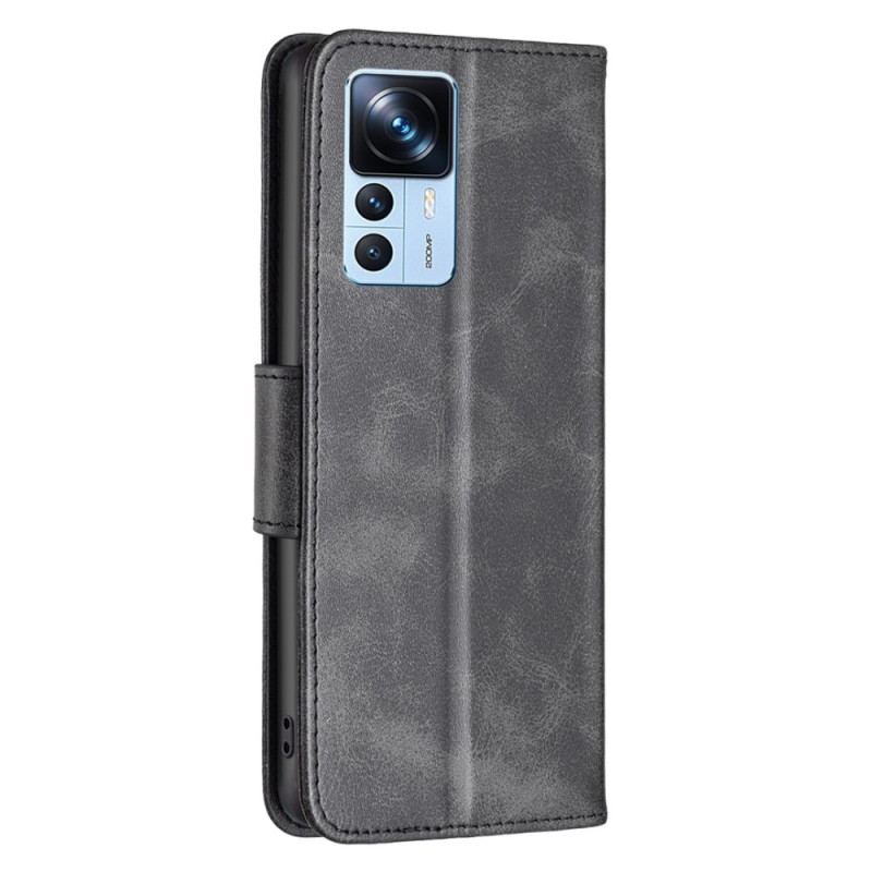 Flip Cover Xiaomi 12T / 12T Pro Glat Kunstlæder