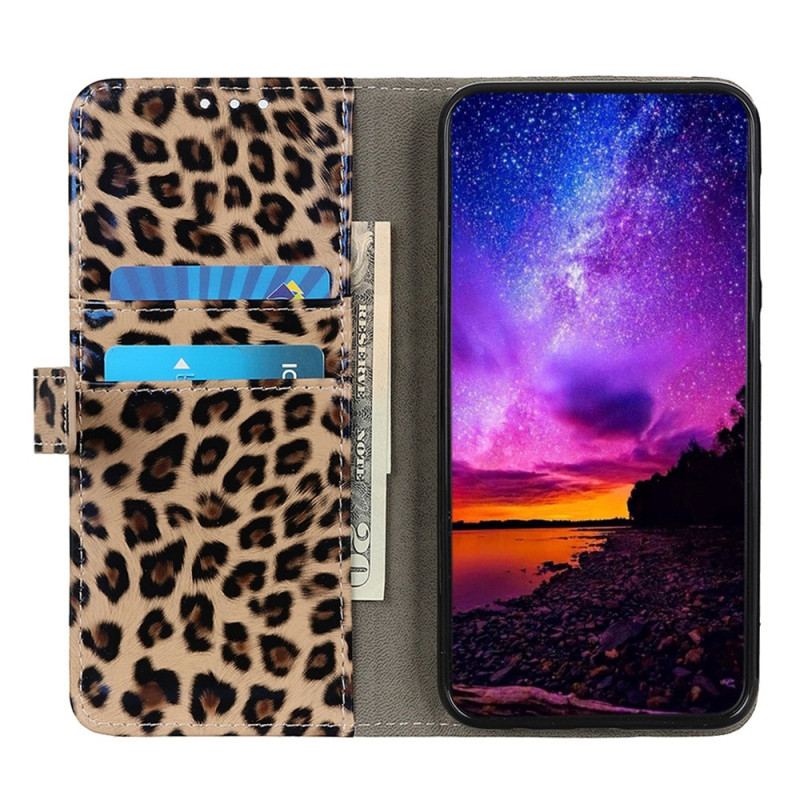 Flip Cover Xiaomi 12T / 12T Pro Leopard Hudstil