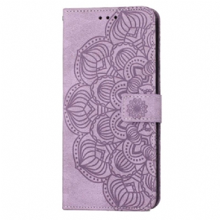 Flip Cover Xiaomi 12T / 12T Pro Med Snor Strappy Barok Mandala