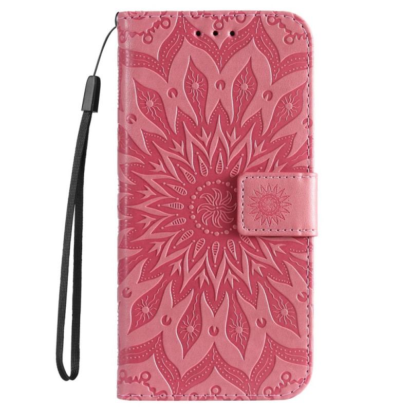 Flip Cover Xiaomi 12T / 12T Pro Med Snor Strappy Mandala