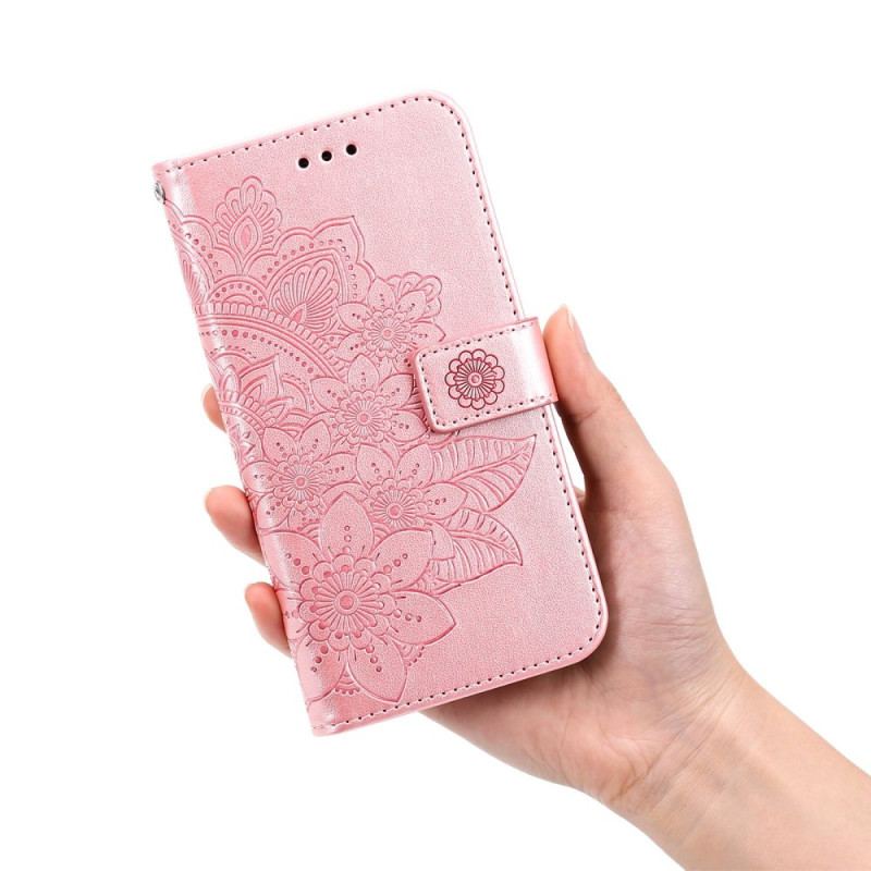 Flip Cover Xiaomi 12T / 12T Pro Med Snor Strappy Mandala