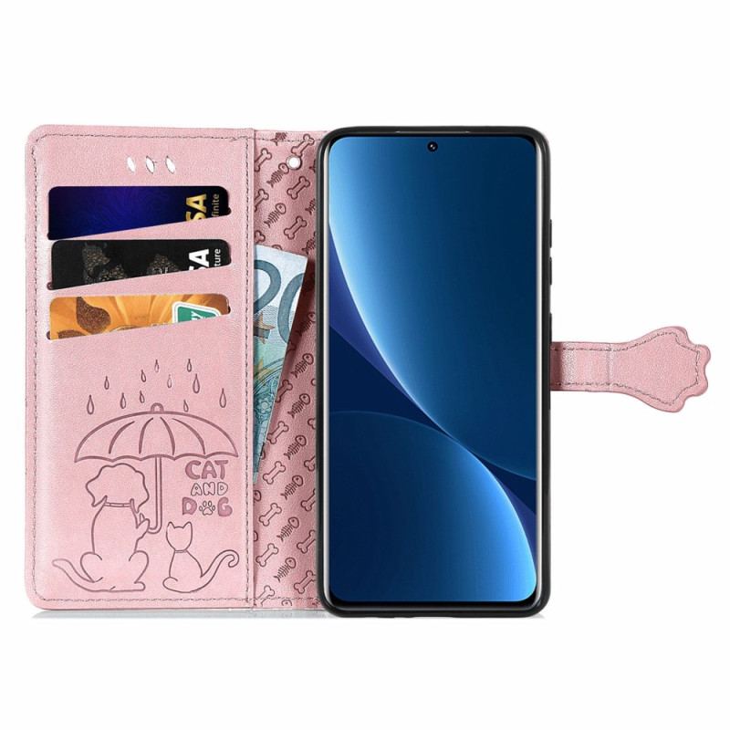 Flip Cover Xiaomi 12T / 12T Pro Med Snor Thong Dyr