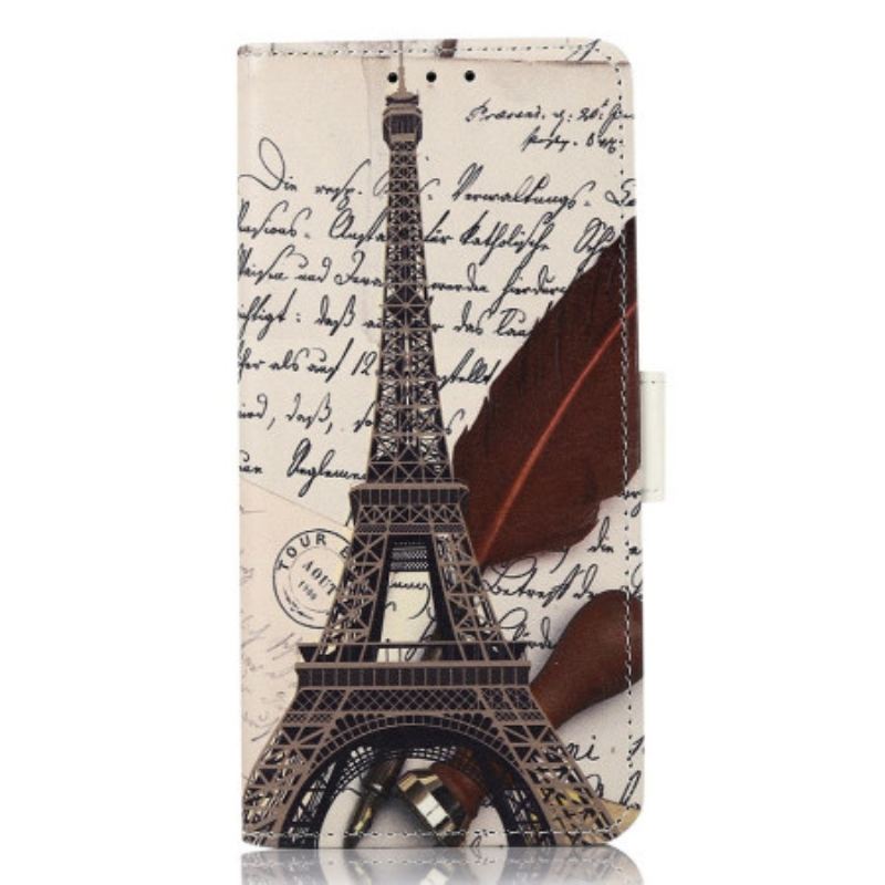Flip Cover Xiaomi 12T / 12T Pro Poetens Eiffeltårn