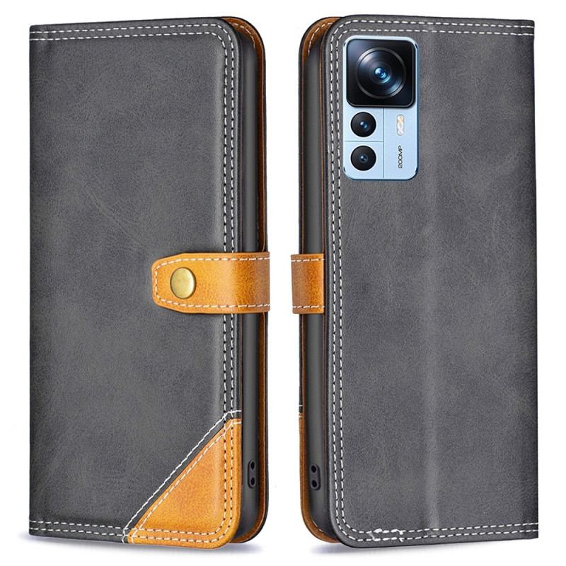 Flip Cover Xiaomi 12T / 12T Pro Vintage Binfen Farve