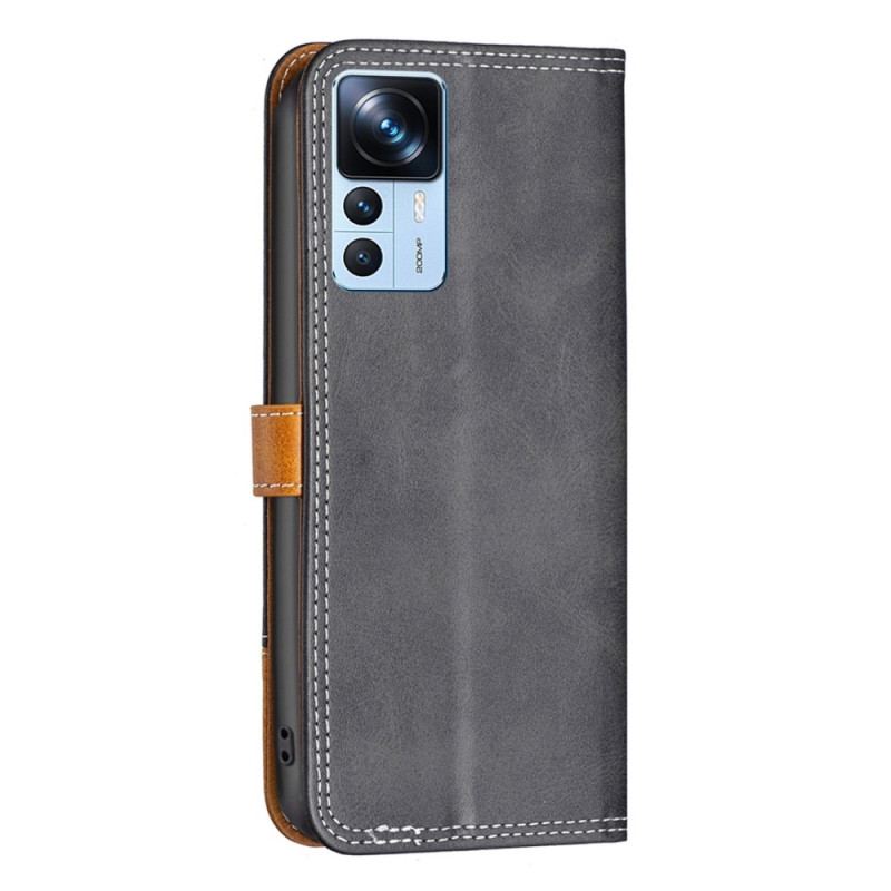 Flip Cover Xiaomi 12T / 12T Pro Vintage Binfen Farve