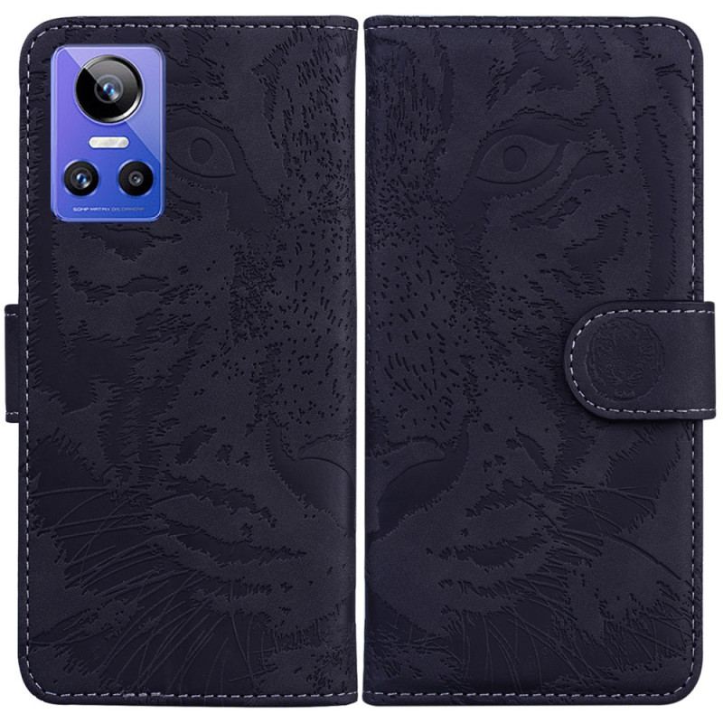 Flip Cover Realme GT Neo 3 Tiger Mønster