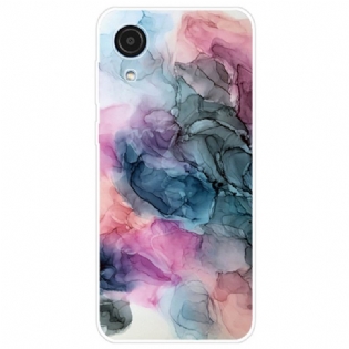 Cover Samsung Galaxy A03 Core Farvet Marmor