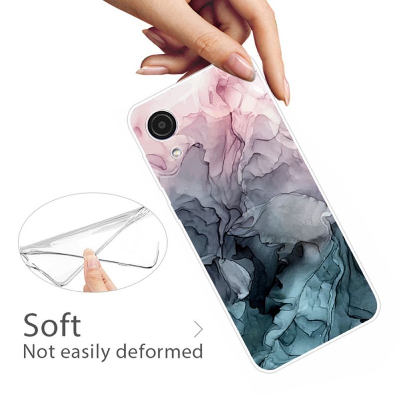 Cover Samsung Galaxy A03 Core Farvet Marmor