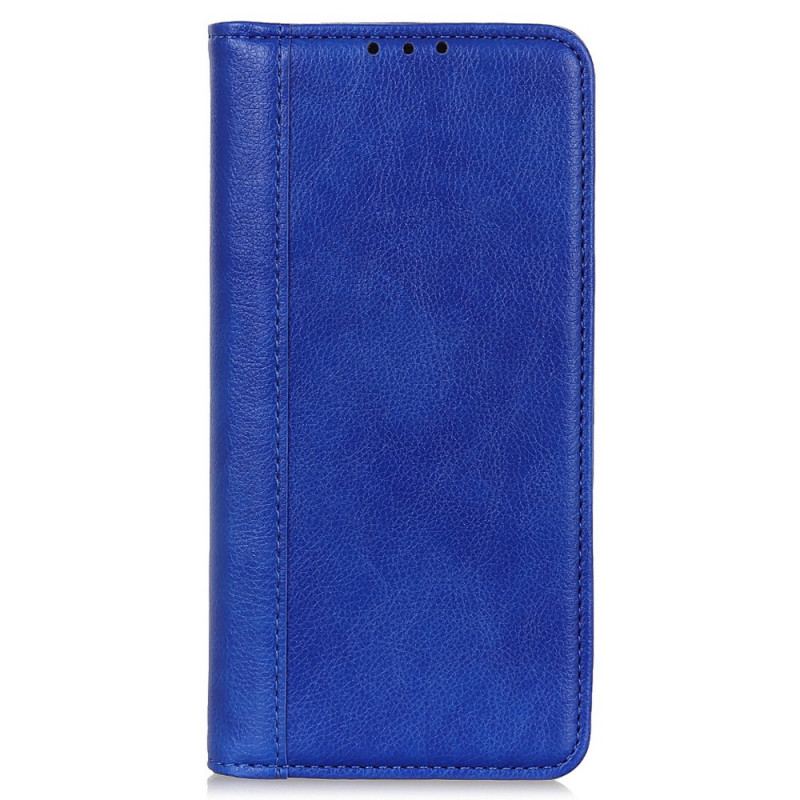 Cover Samsung Galaxy A03 Core Flip Cover Elegance Split Litchi Læder