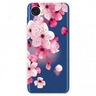 Cover Samsung Galaxy A03 Core Små Lyserøde Blomster