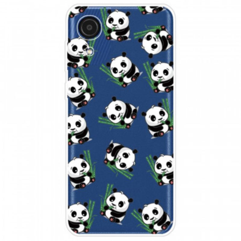 Cover Samsung Galaxy A03 Core Små Pandaer