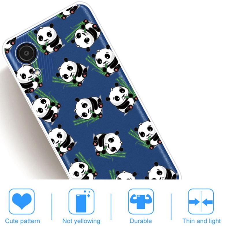 Cover Samsung Galaxy A03 Core Små Pandaer