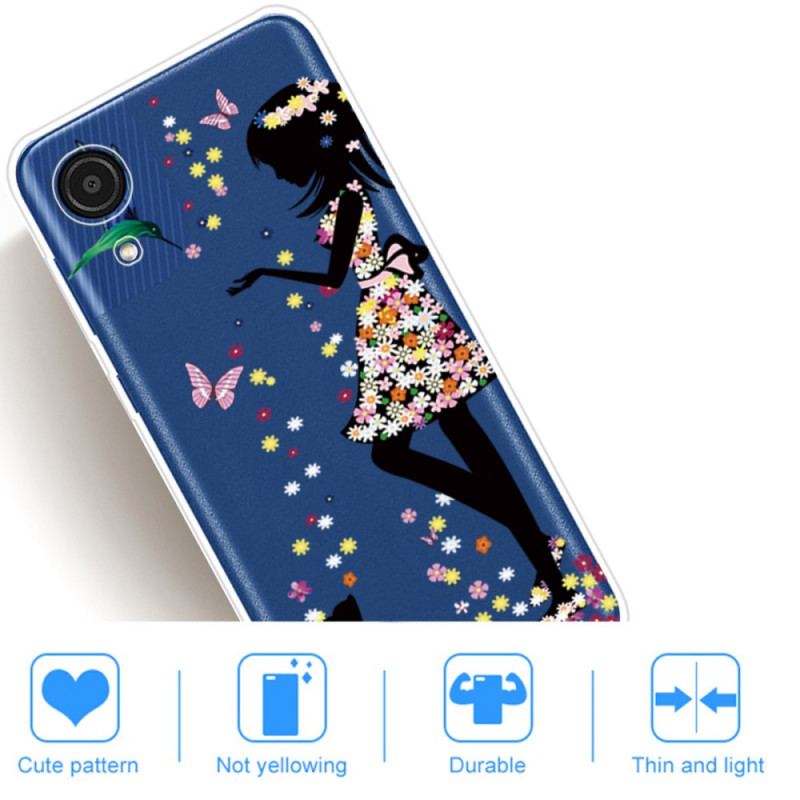 Cover Samsung Galaxy A03 Core Smukt Blomsterhoved