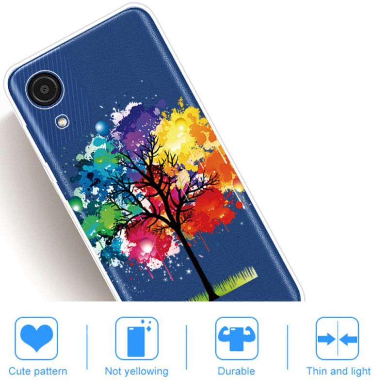 Cover Samsung Galaxy A03 Core Sømløst Akvareltræ