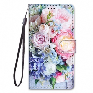 Flip Cover Samsung Galaxy A03 Core Blomster Vidunder