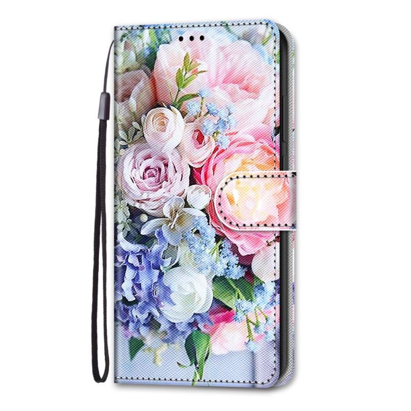 Flip Cover Samsung Galaxy A03 Core Blomster Vidunder