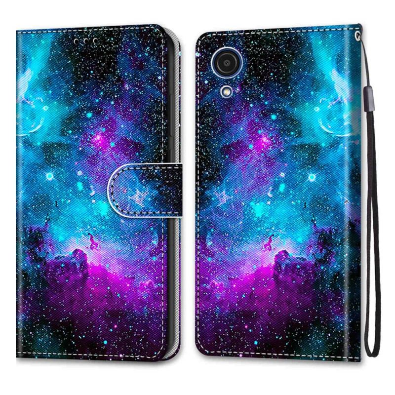 Flip Cover Samsung Galaxy A03 Core Kosmisk Himmel