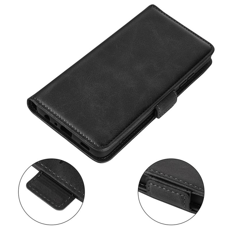 Flip Cover Samsung Galaxy A03 Core Læder Cover Dobbelt Klap