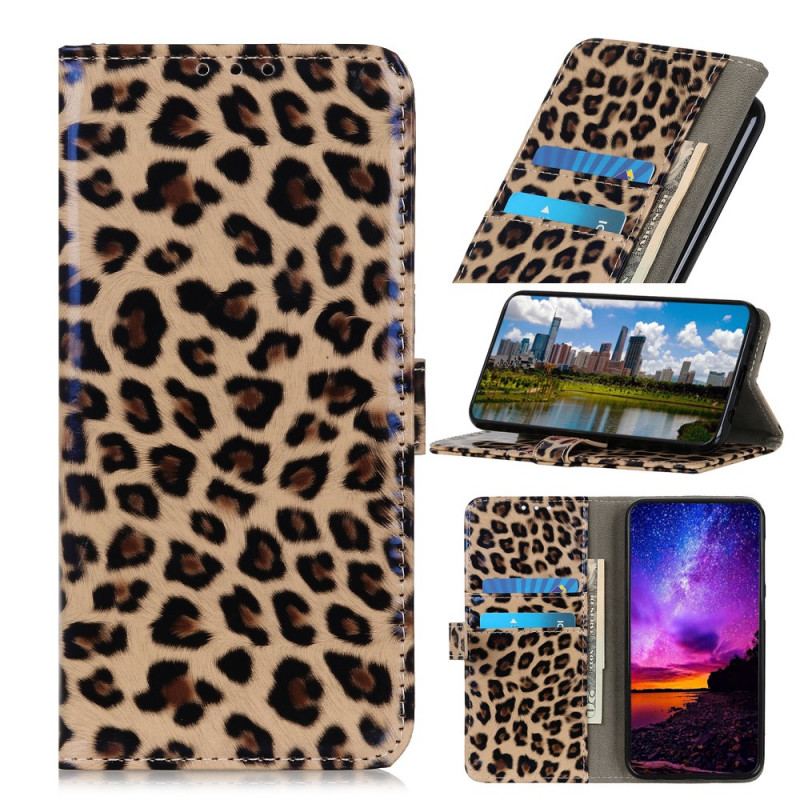 Flip Cover Samsung Galaxy A03 Core Leopard
