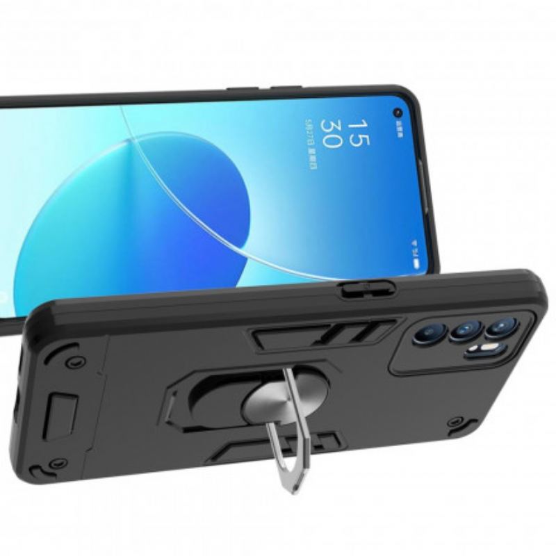 Cover Oppo Reno 6 5G Aftagelig Ringholder