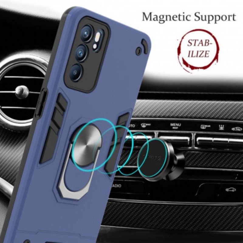 Cover Oppo Reno 6 5G Aftagelig Ringholder