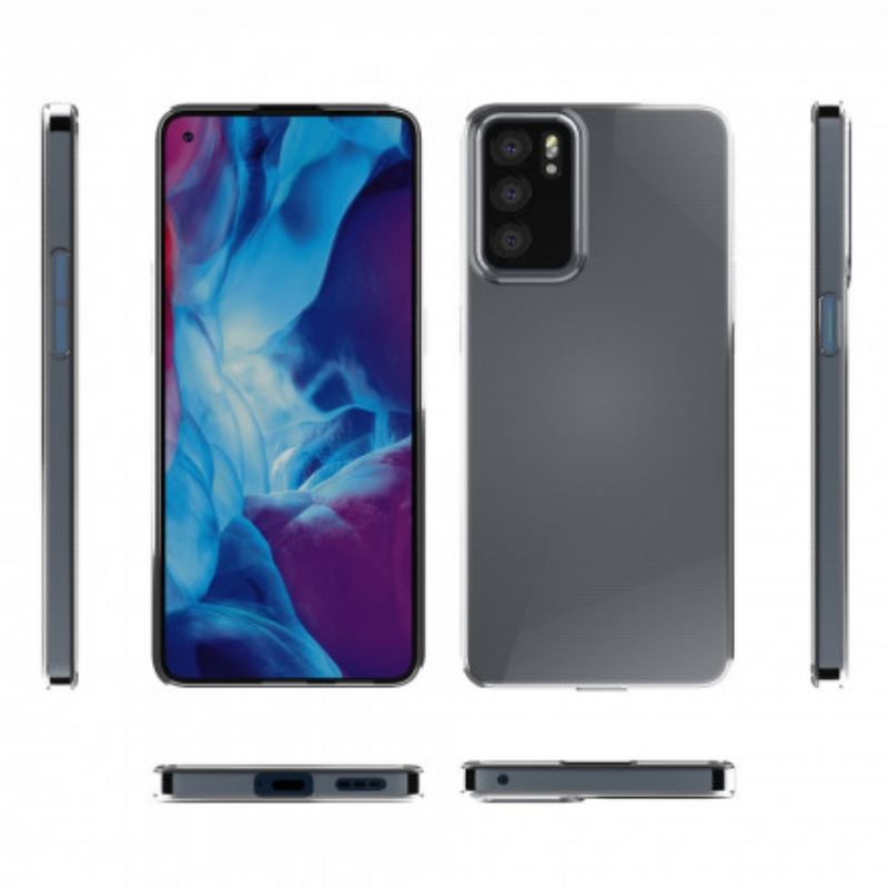 Cover Oppo Reno 6 5G Fleksibel Gennemsigtig