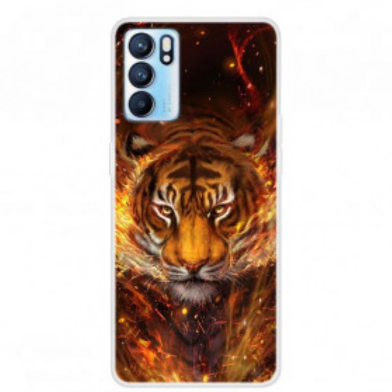 Cover Oppo Reno 6 5G Fleksibel Tiger