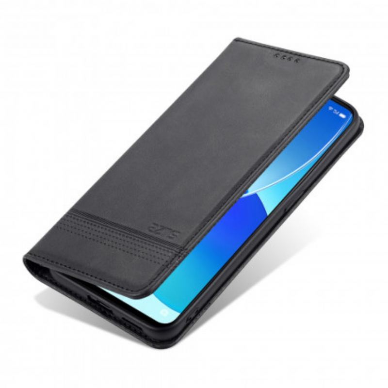 Cover Oppo Reno 6 5G Flip Cover Azns Læderstyling