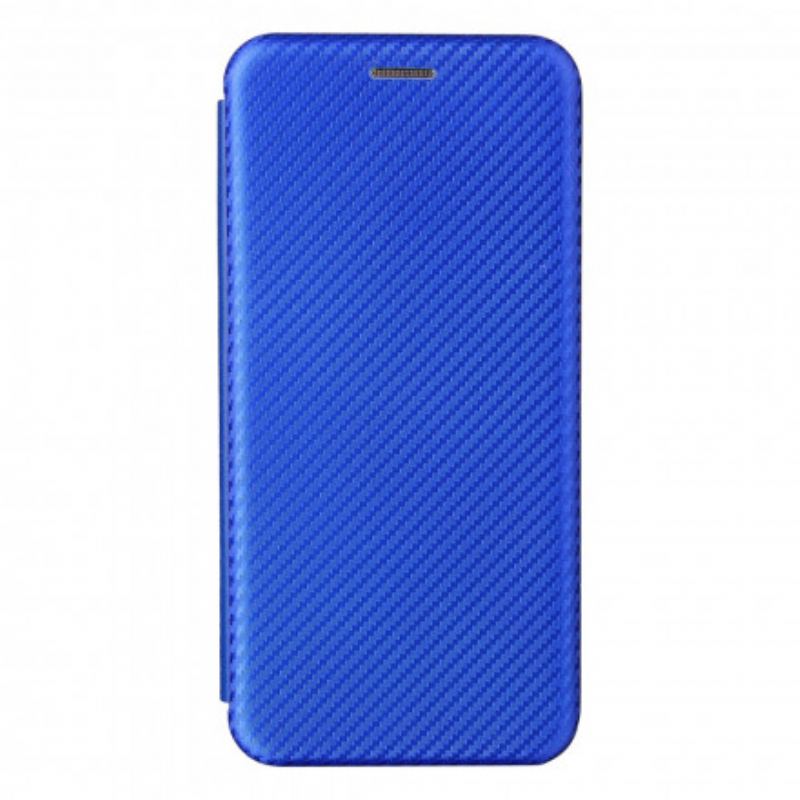 Cover Oppo Reno 6 5G Flip Cover Farvet Carbon Silikone