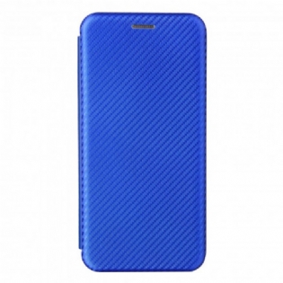 Cover Oppo Reno 6 5G Flip Cover Farvet Carbon Silikone