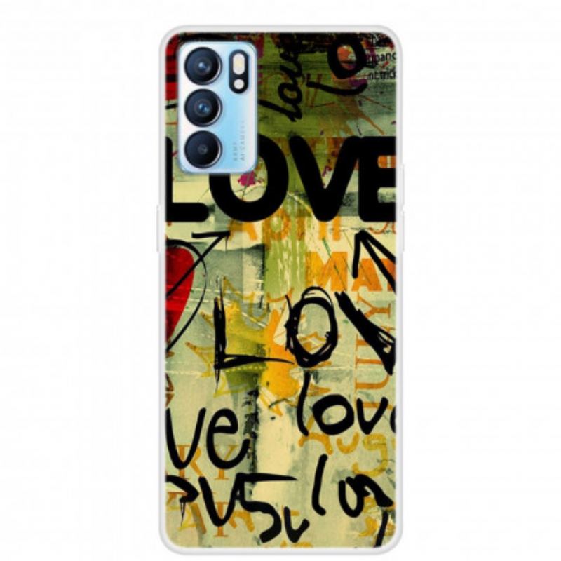 Cover Oppo Reno 6 5G Kærlighed Og Kærlighed
