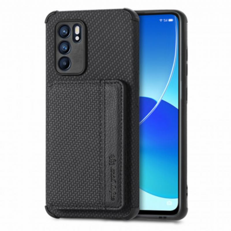 Cover Oppo Reno 6 5G Rfid Kortholder Beslag