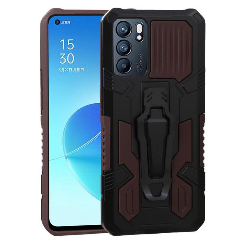 Cover Oppo Reno 6 5G Robot Med Bælteclips