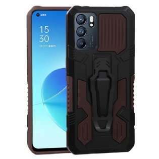 Cover Oppo Reno 6 5G Robot Med Bælteclips