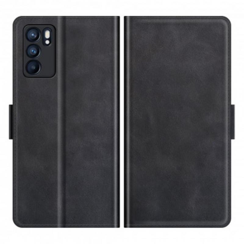 Flip Cover Oppo Reno 6 5G Dobbelt Lukning