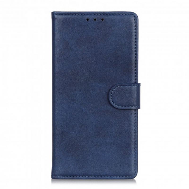 Flip Cover Oppo Reno 6 5G Retro Mat Lædereffekt